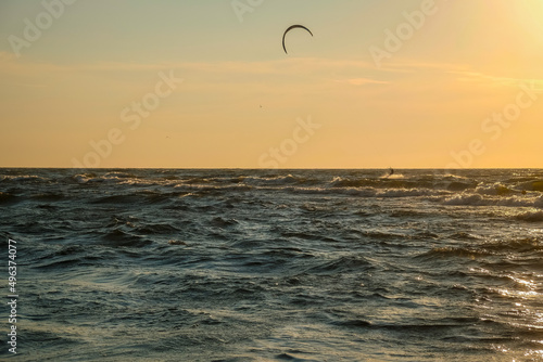 Silhouette of the wind surfer © MarioG
