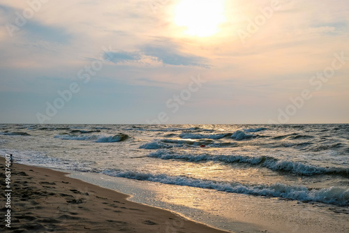 Fototapeta Naklejka Na Ścianę i Meble -  Sunset on the baltic sea