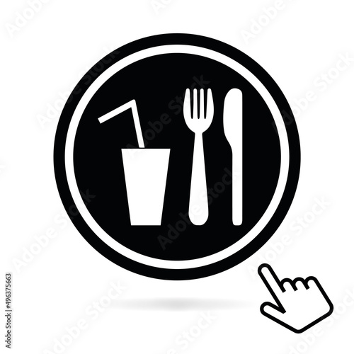 Logo restauration rapide. photo