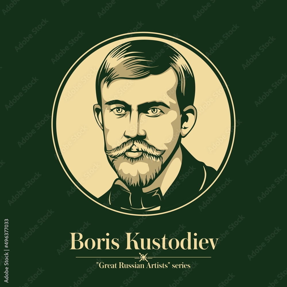 Great Russian artist. Boris Kustodiev was a Russian and Soviet painter and stage designer.
