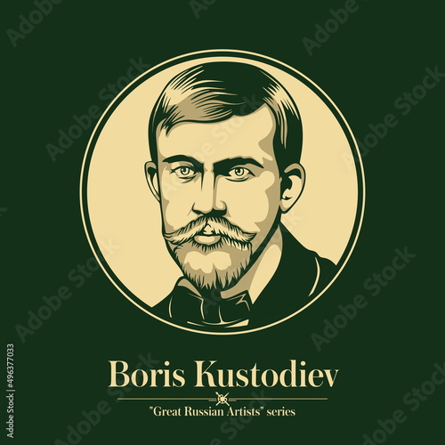 Great Russian artist. Boris Kustodiev was a Russian and Soviet painter and stage designer.