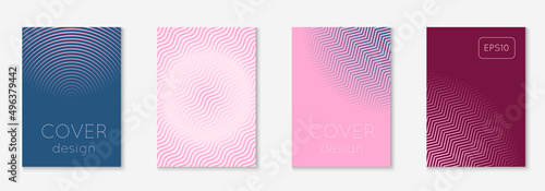 Minimalist trendy cover with line geometric elements and shapes.