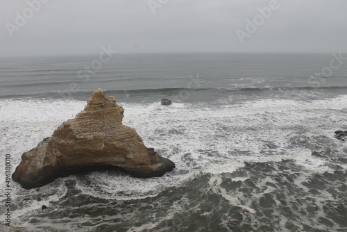 waves on the beach