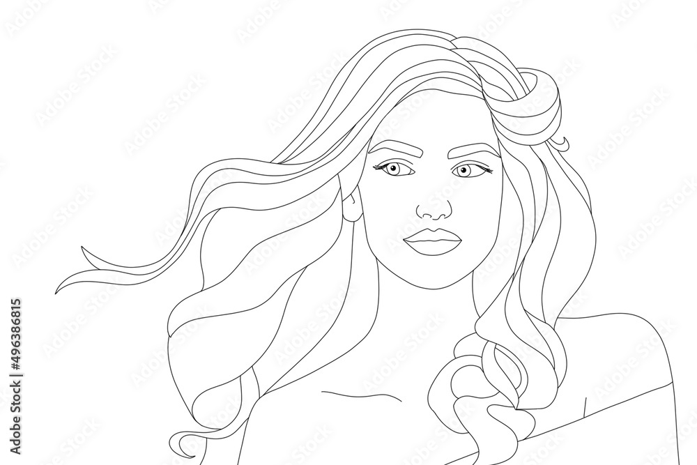 A beautiful girl. Model. Portrait. Fashion. Hairstyle. A beautiful girl. Model. Portrait. Fashion. Hairstyle.