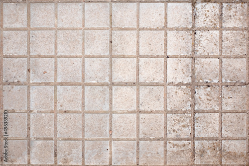 Textura acera cuadros de cemento