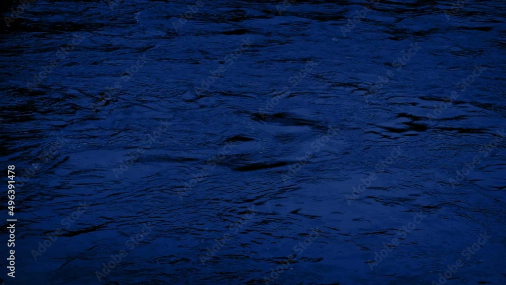 Big River Flowing Past At Night Big River Flowing Past At Night