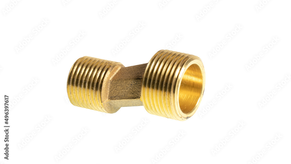 big bolt on a white background. plumber and engineer tools big bolt on a white background. plumber and engineer tools