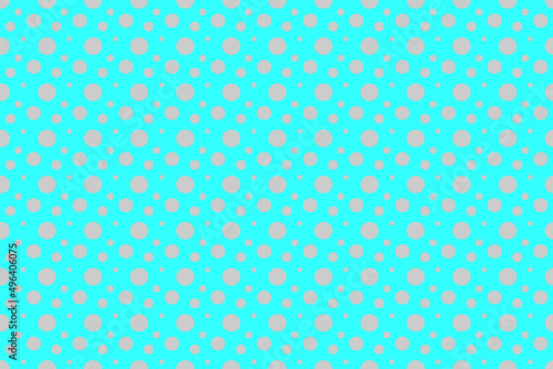 Seamless gray dot pattern pattern, for a light blue background.