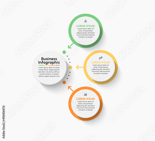 Business infographic timeline icons designed for abstract background template milestone element modern diagram process technology digital marketing data presentation chart Vector
