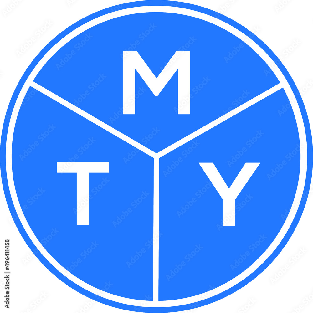 MTY letter logo design on white background. MTY creative circle letter logo concept. MTY letter design. MTY letter logo design on white background. MTY creative circle letter logo concept. MTY letter design.