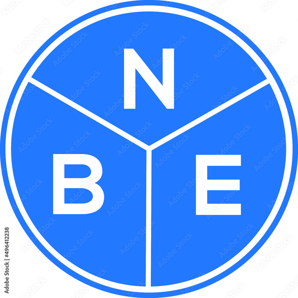 NBE letter logo design on white background. NBE creative circle letter logo concept. NBE letter design.
NBE letter logo design on white background. NBE creative circle letter logo concept. NBE letter design.