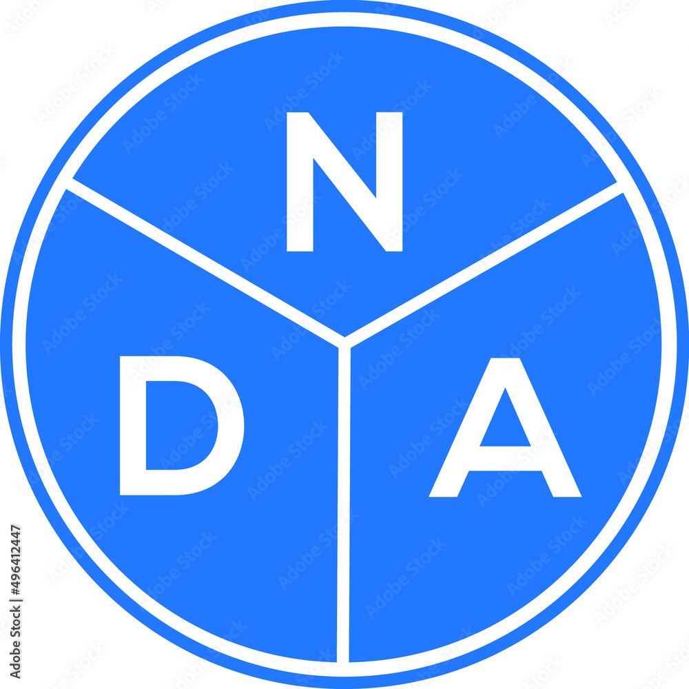 NDA letter logo design on white background. NDA creative circle letter logo concept. NDA letter design.
NDA letter logo design on white background. NDA creative circle letter logo concept. NDA letter design.