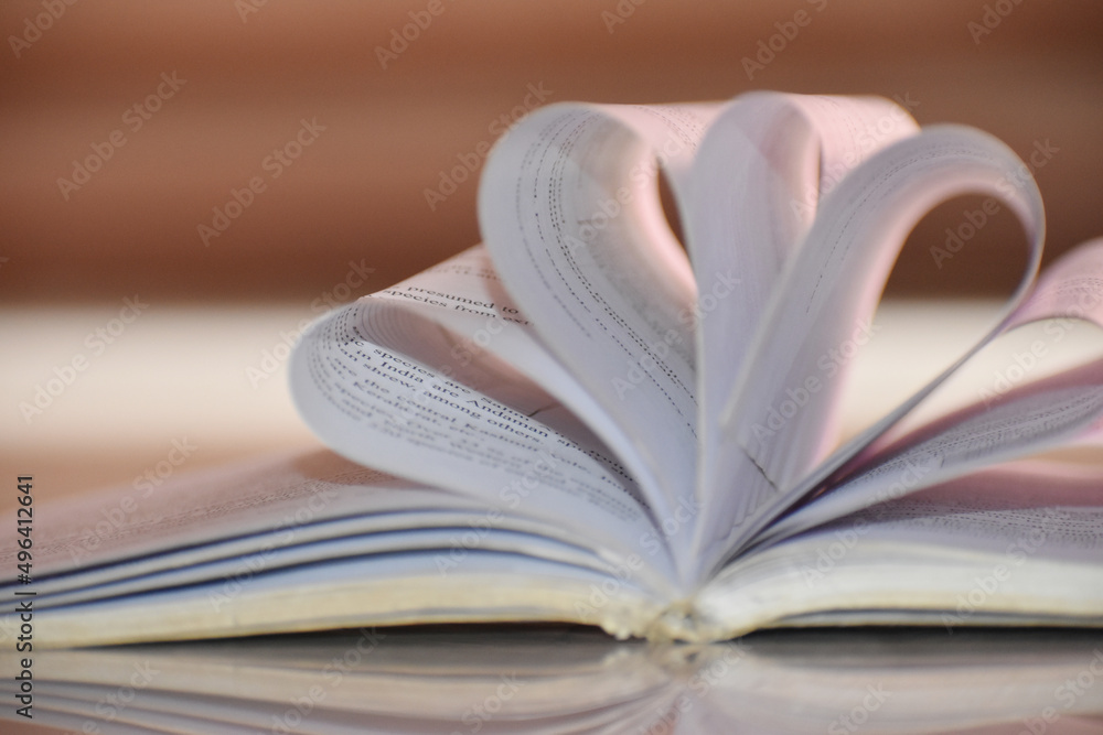heart shaped book pages heart shaped book pages