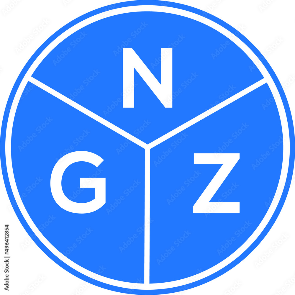 NGZ letter logo design on black background. NGZ creative initials letter logo concept. NGZ letter design. NGZ letter logo design on black background. NGZ creative initials letter logo concept. NGZ letter design.