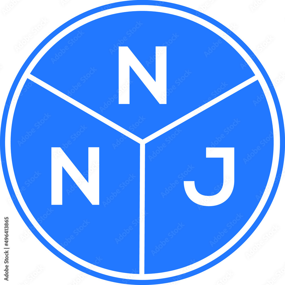 NNJ letter logo design on white background. NNJ creative circle letter logo concept. NNJ letter design.
NNJ letter logo design on white background. NNJ creative circle letter logo concept. NNJ letter design.