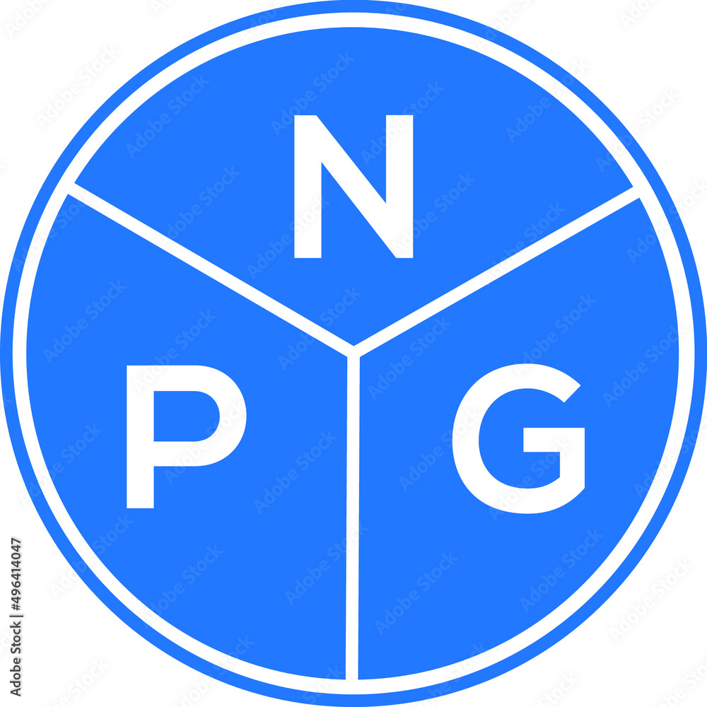 NPG letter logo design on white background. NPG creative circle letter logo concept. NPG letter design. NPG letter logo design on white background. NPG creative circle letter logo concept. NPG letter design.