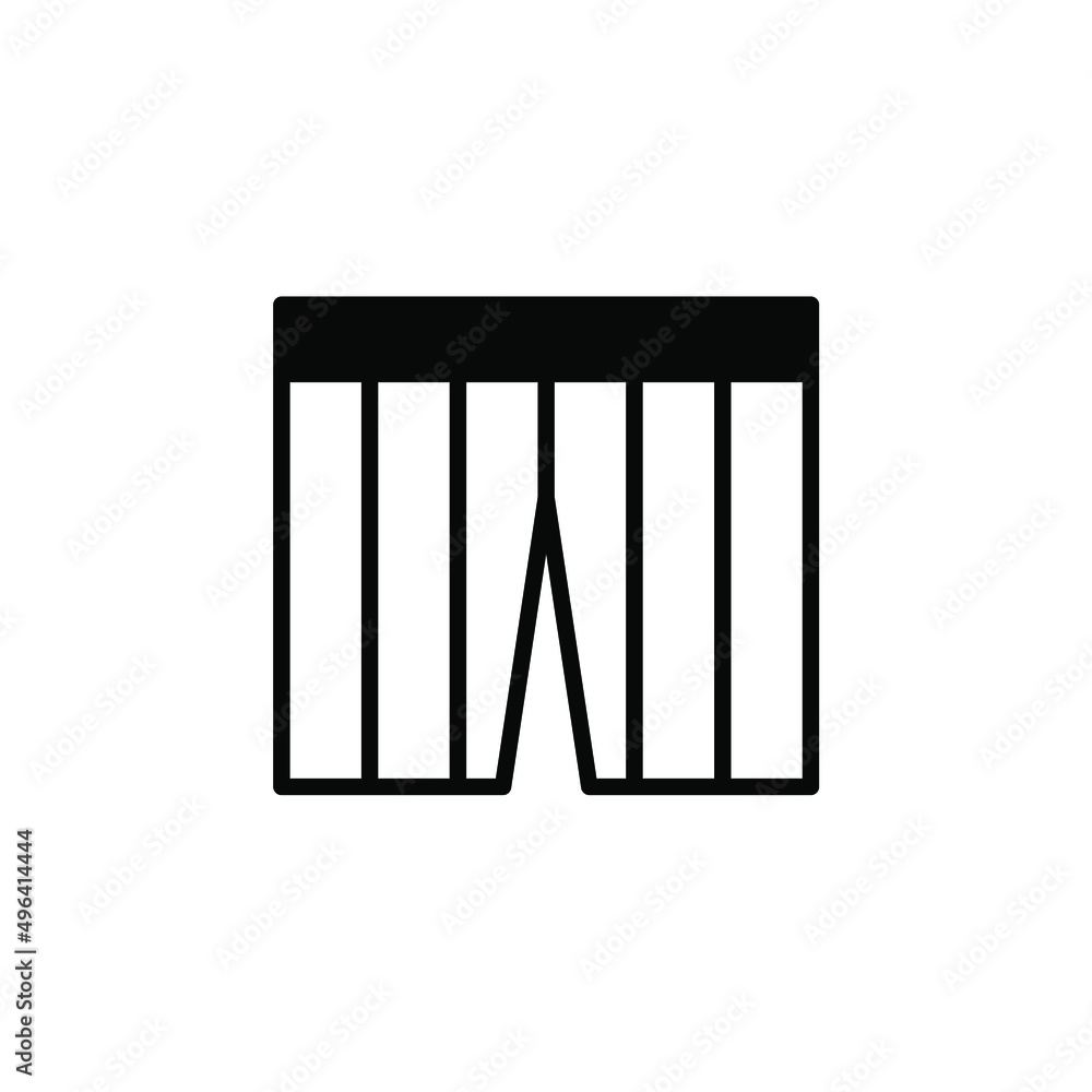 Shorts, Casual, Pants Solid Line Icon Vector Illustration Logo Template. Suitable For Many Purposes. Shorts, Casual, Pants Solid Line Icon Vector Illustration Logo Template. Suitable For Many Purposes.