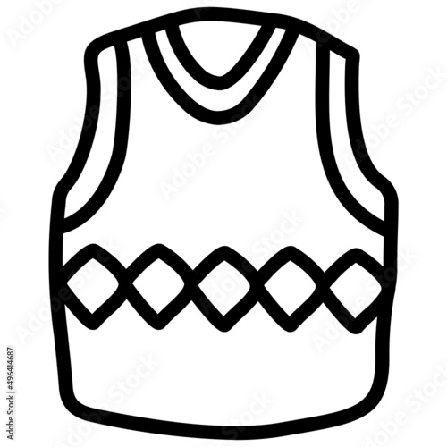 handdrawn jumper icon