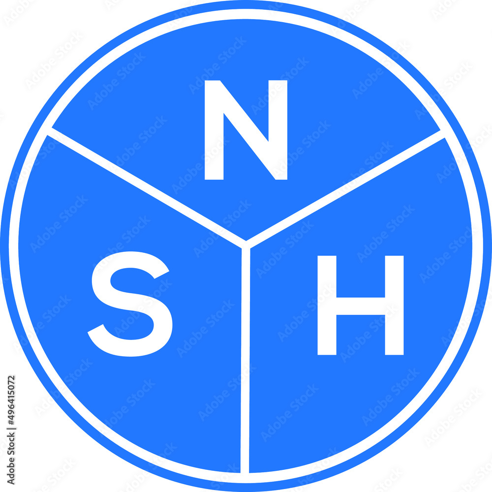 NSH letter logo design on white background. NSH creative circle letter logo concept. NSH letter design.
NSH letter logo design on white background. NSH creative circle letter logo concept. NSH letter design.