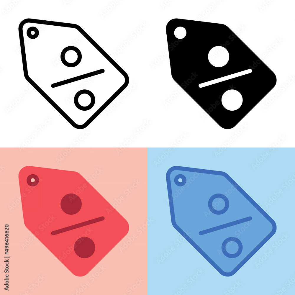 Illustration vector graphic of Discount Icon. Perfect for user interface, new application, etc Illustration vector graphic of Discount Icon. Perfect for user interface, new application, etc