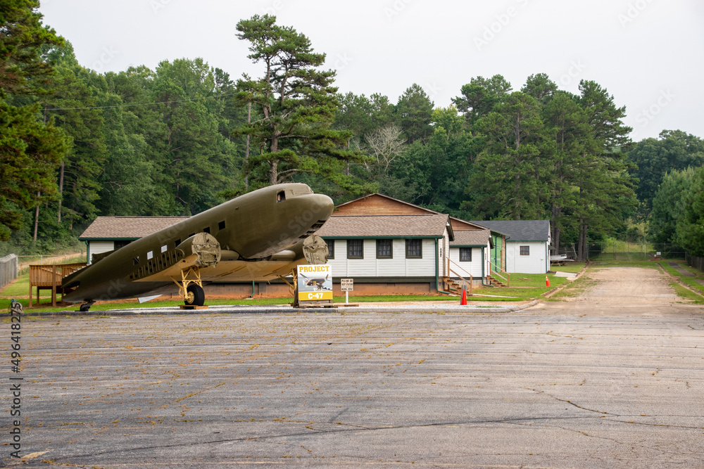 Camp Taccoa where the 101st Airborne when to Basic Training Stock Photo