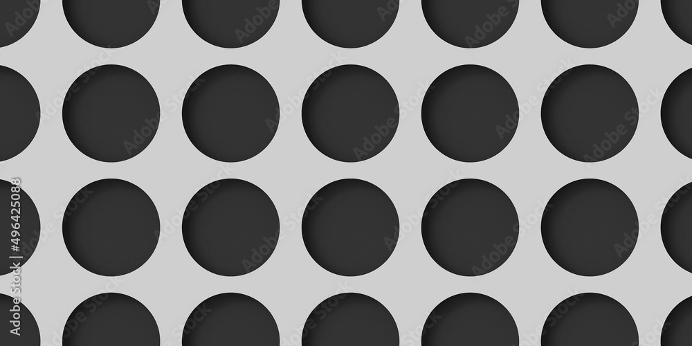 3d illustration. Background image. three-dimensional white volumetric circles with a shadow on a black background. Perforated background. Texture. wallpaper 3 d panel. holiday background .render 3d illustration. Background image. three-dimensional white volumetric circles with a shadow on a black background. Perforated background. Texture. wallpaper 3 d panel. holiday background .render