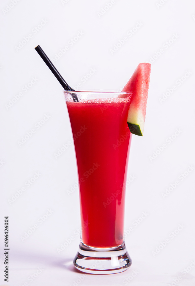 custom made wallpaper toronto digitalfreshly blend red watermelon juice cold fruit drink halal healthy menu in white background