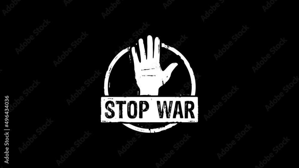 Stop war stamp and hand stamping impact isolated animation. Peace, no aggression and pacifism 3D rendered concept. Alpha matte channel. Stop war stamp and hand stamping impact isolated animation. Peace, no aggression and pacifism 3D rendered concept. Alpha matte channel.