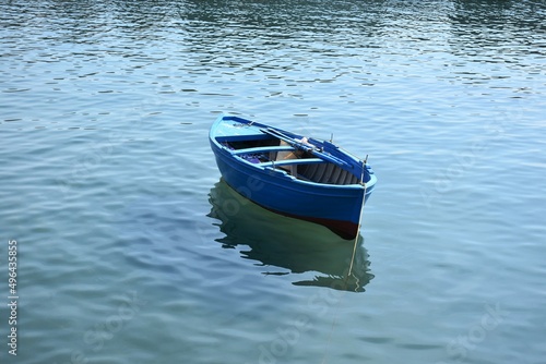 Tipica barca da pesca di salerno in campania