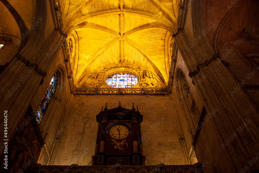 Φωτογραφία The wonders of the Cathedral of Seville one of the largest Gothic cathedrals in