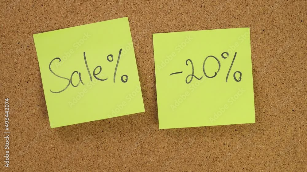 Sale Minus 20 Percent Off Discounts Stick The Sticker On The Cork sale-minus-20-percent-off-discounts-stick-the-sticker-on-the-cork