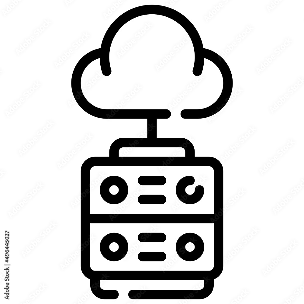 SERVER line icon,linear,outline,graphic,illustration SERVER line icon,linear,outline,graphic,illustration