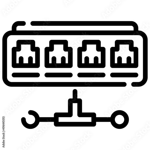 NETWORK line icon,linear,outline,graphic,illustration