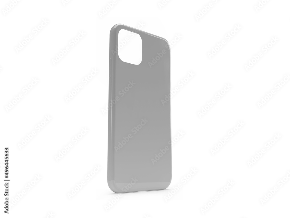 Smartphone Case 3D Illustration Mockup Scene Smartphone Case 3D Illustration Mockup Scene