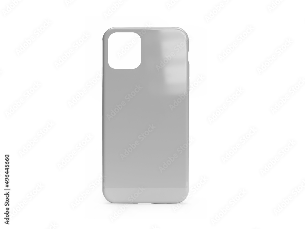 Smartphone Case 3D Illustration Mockup Scene Smartphone Case 3D Illustration Mockup Scene