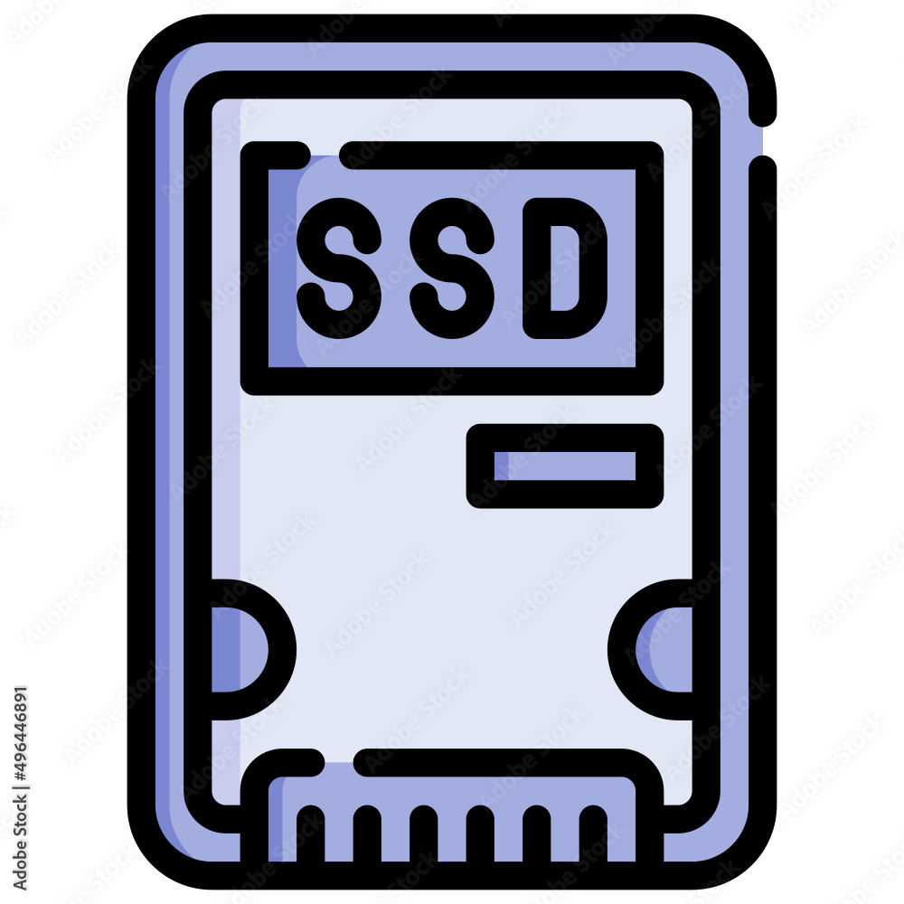 SSD DISK filled outline icon,linear,outline,graphic,illustration SSD DISK filled outline icon,linear,outline,graphic,illustration