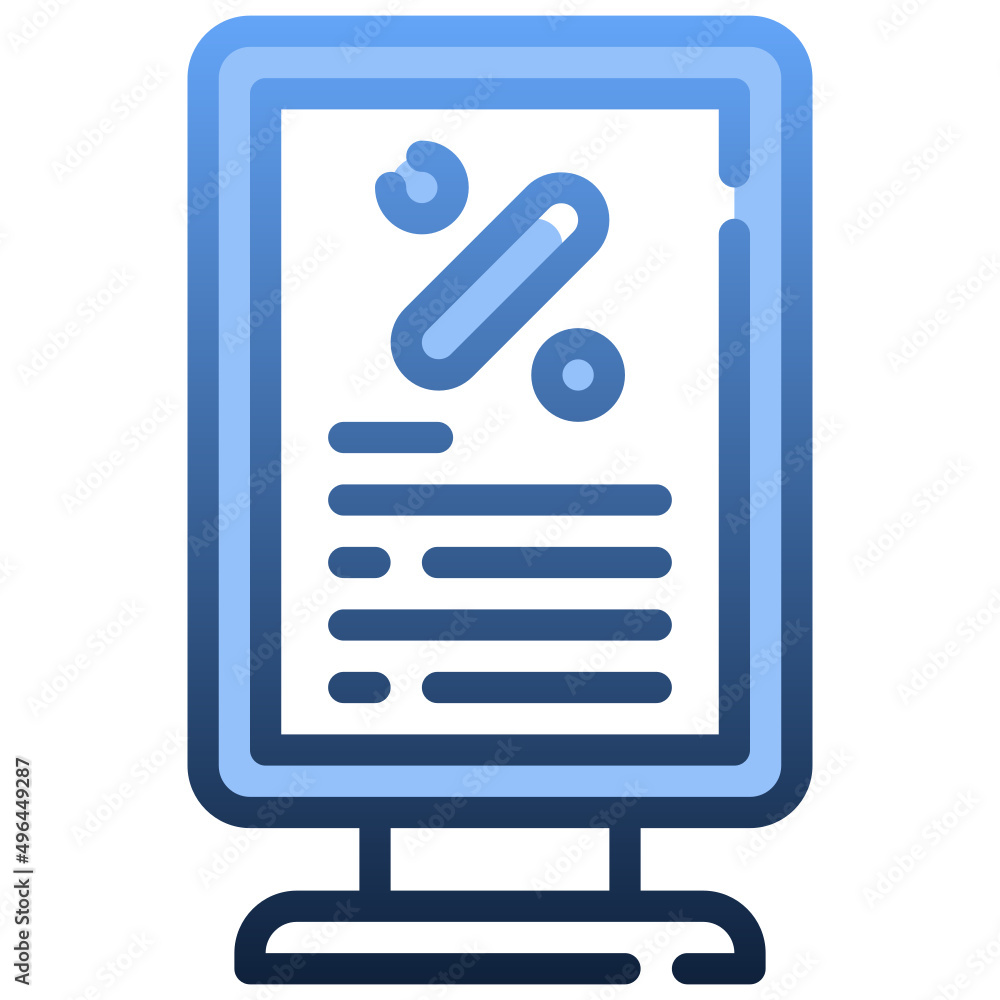POSTER Gradient icon,linear,outline,graphic,illustration POSTER Gradient icon,linear,outline,graphic,illustration