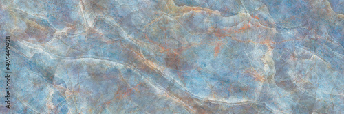 Slika na platnu Blue marble background, sea marble