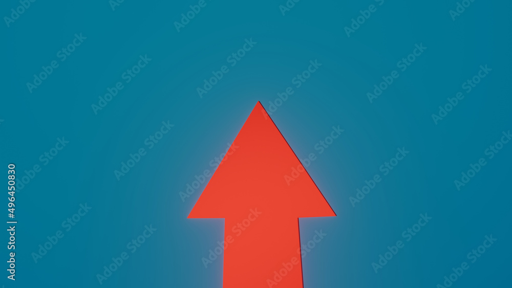3d image multi-colored pointers, arrows 3d image multi-colored pointers, arrows