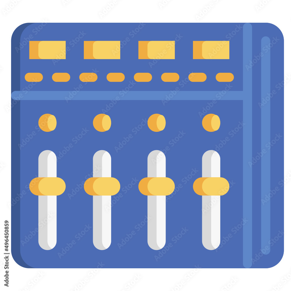 FADER flat icon,linear,outline,graphic,illustration FADER flat icon,linear,outline,graphic,illustration