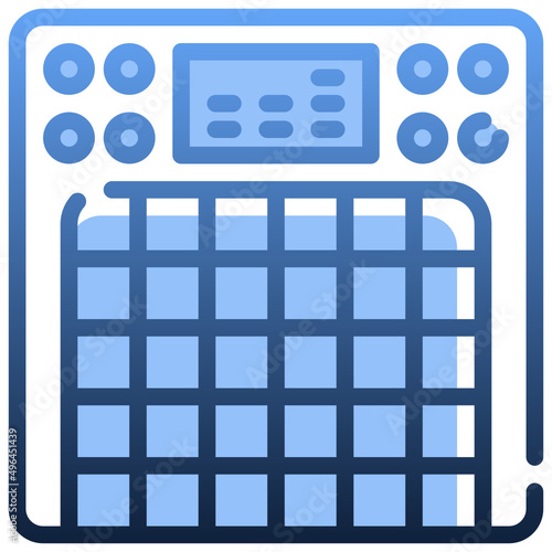 SAMPLER Gradient icon,linear,outline,graphic,illustration