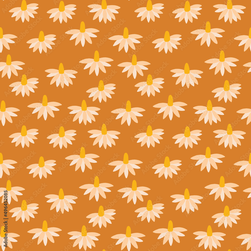 Floral pattern. Illustration with little flowers. Print with flowers and leaves for textiles, printing, clothing, packaging, decor and wallpaper. Seamless surfase design Floral pattern. Illustration with little flowers. Print with flowers and leaves for textiles, printing, clothing, packaging, decor and wallpaper. Seamless surfase design