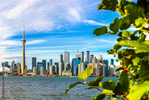 Canvas Print Toronto and CN Tower, Canada