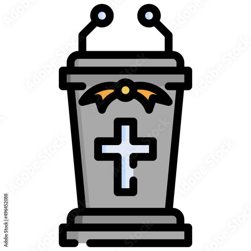 TRIBUNE filled outline icon,linear,outline,graphic,illustration