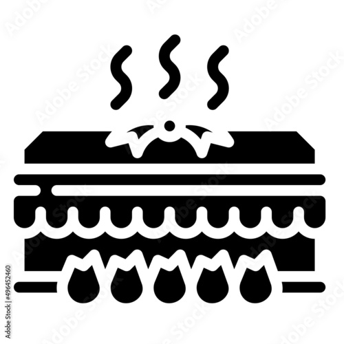 CREMATORY glyph icon,linear,outline,graphic,illustration