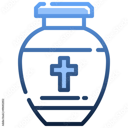 URN Gradient icon,linear,outline,graphic,illustration