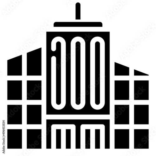 COMPANY glyph icon,linear,outline,graphic,illustration