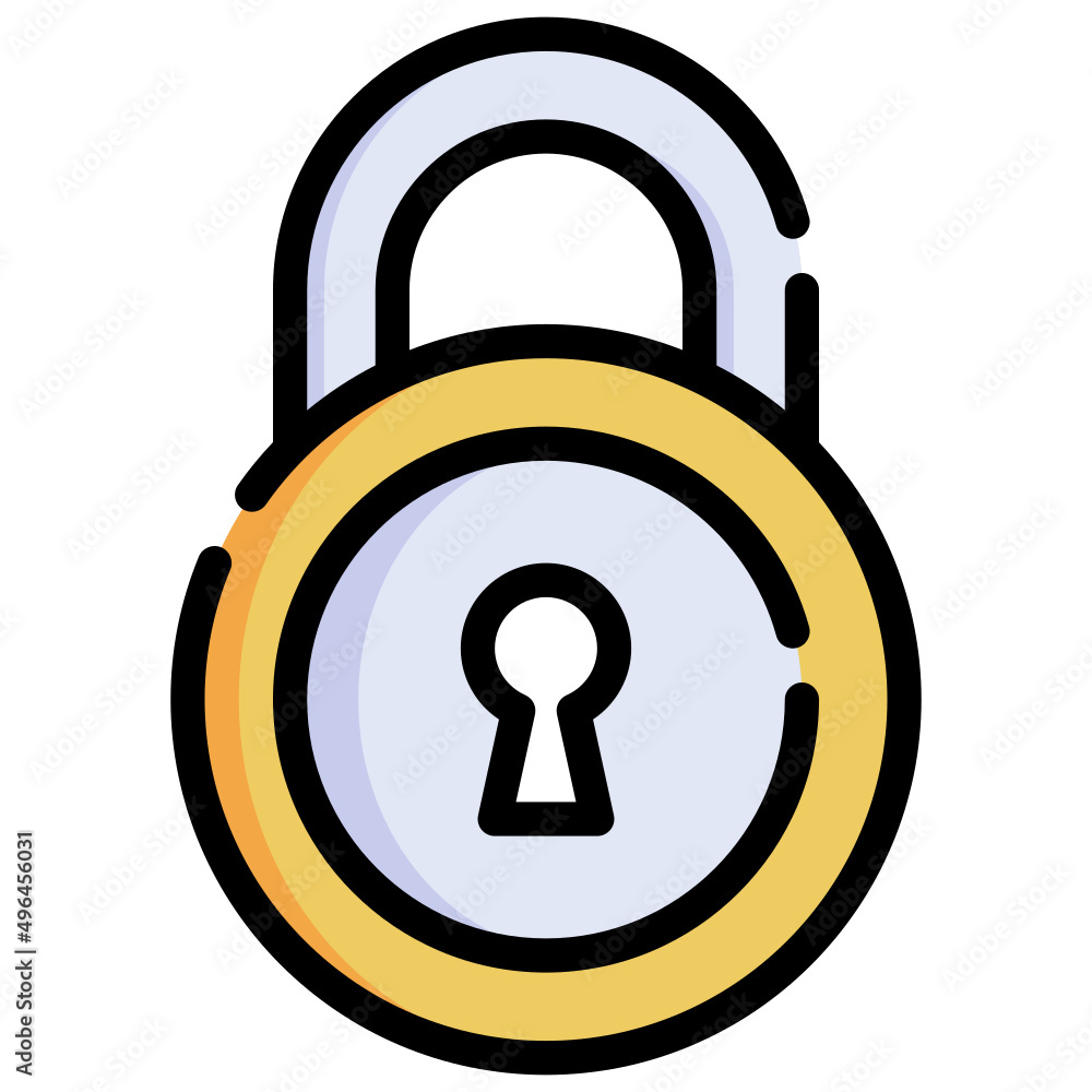 PADLOCK filled outline icon,linear,outline,graphic,illustration PADLOCK filled outline icon,linear,outline,graphic,illustration