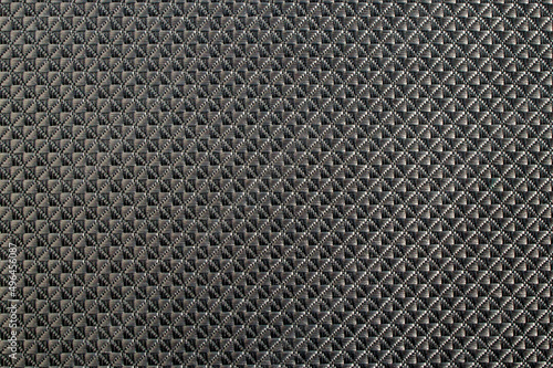 Wallpaper Mural Close up of gray synthetic textured fabric with a rhombus pattern. Template design or polyester material abstract background. Torontodigital.ca