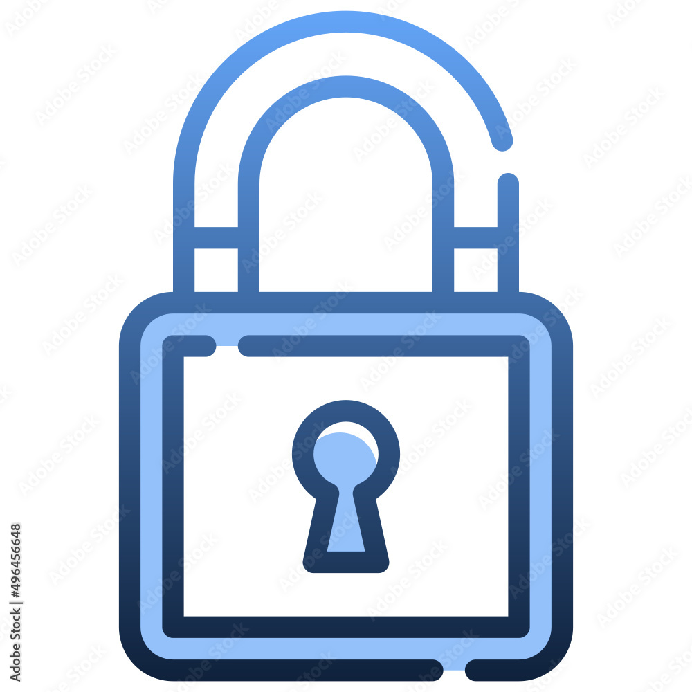 LOCK Gradient icon,linear,outline,graphic,illustration LOCK Gradient icon,linear,outline,graphic,illustration